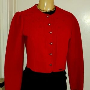 Vintage Geiger Austria boiled wool cropped coat